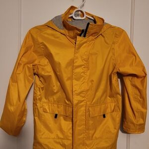 Sunny Yellow Kids' Raincoat with Hood